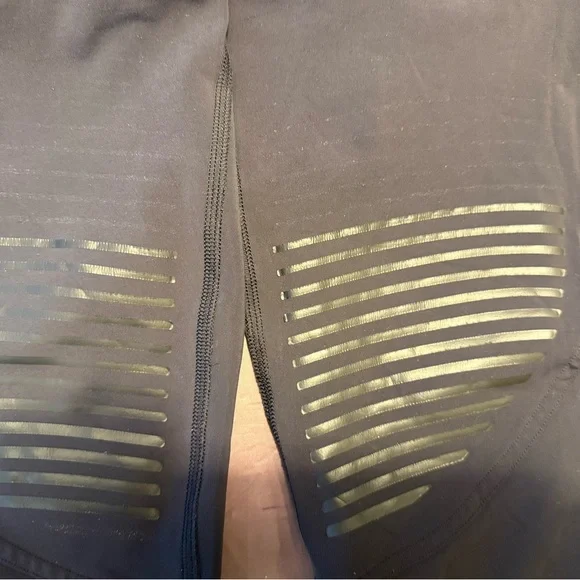 Lululemon Rogue Renegade Super High Rise Tight Crop Black Size 8/Medium - Picture 6 of 10